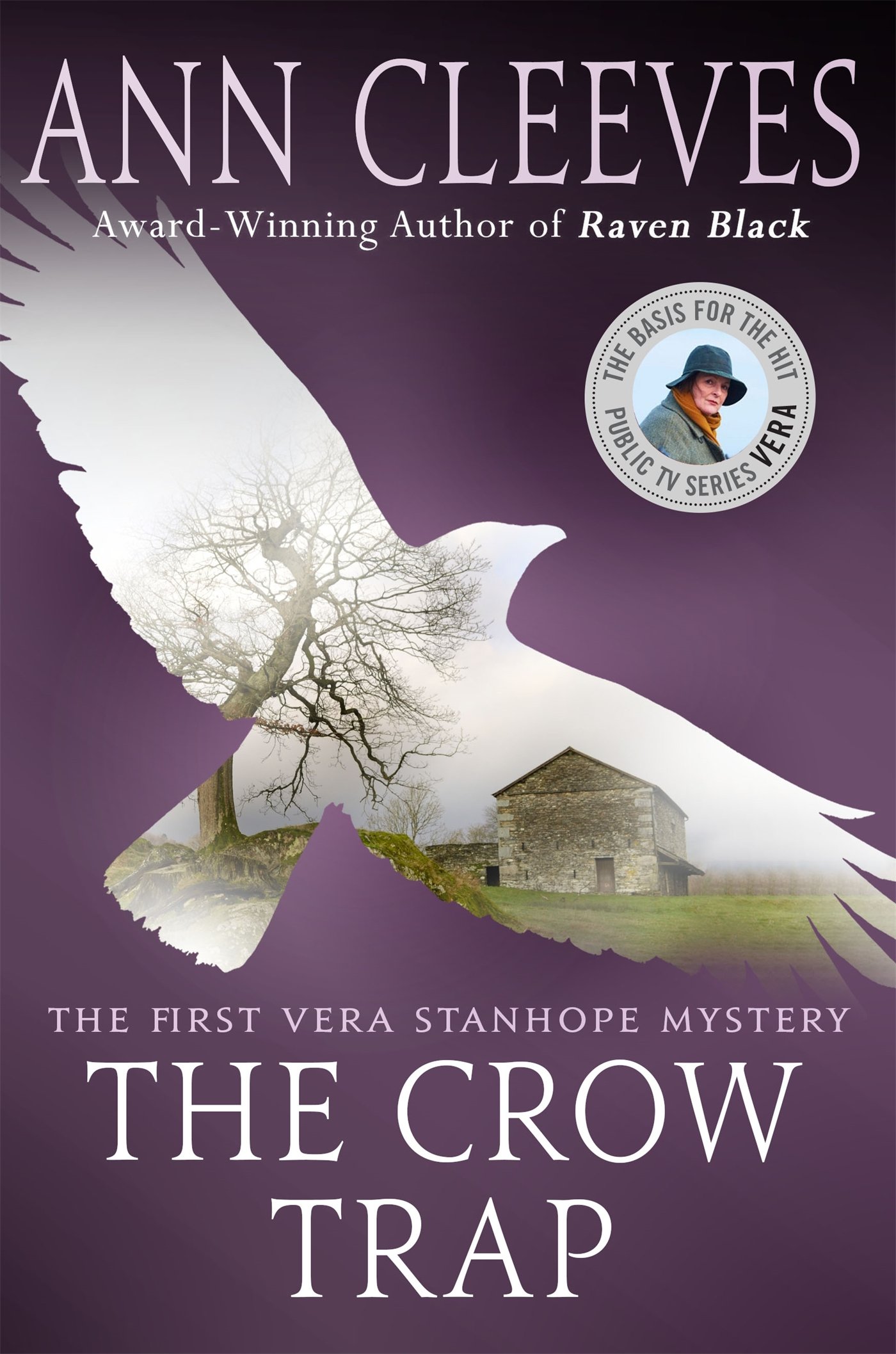 Book cover of Ann Cleeve's The Crow Trap