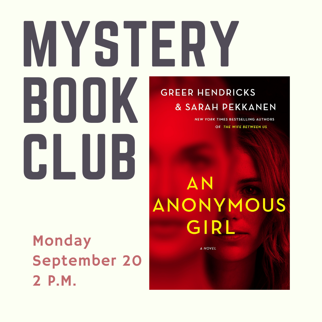 Mystery Book Club September