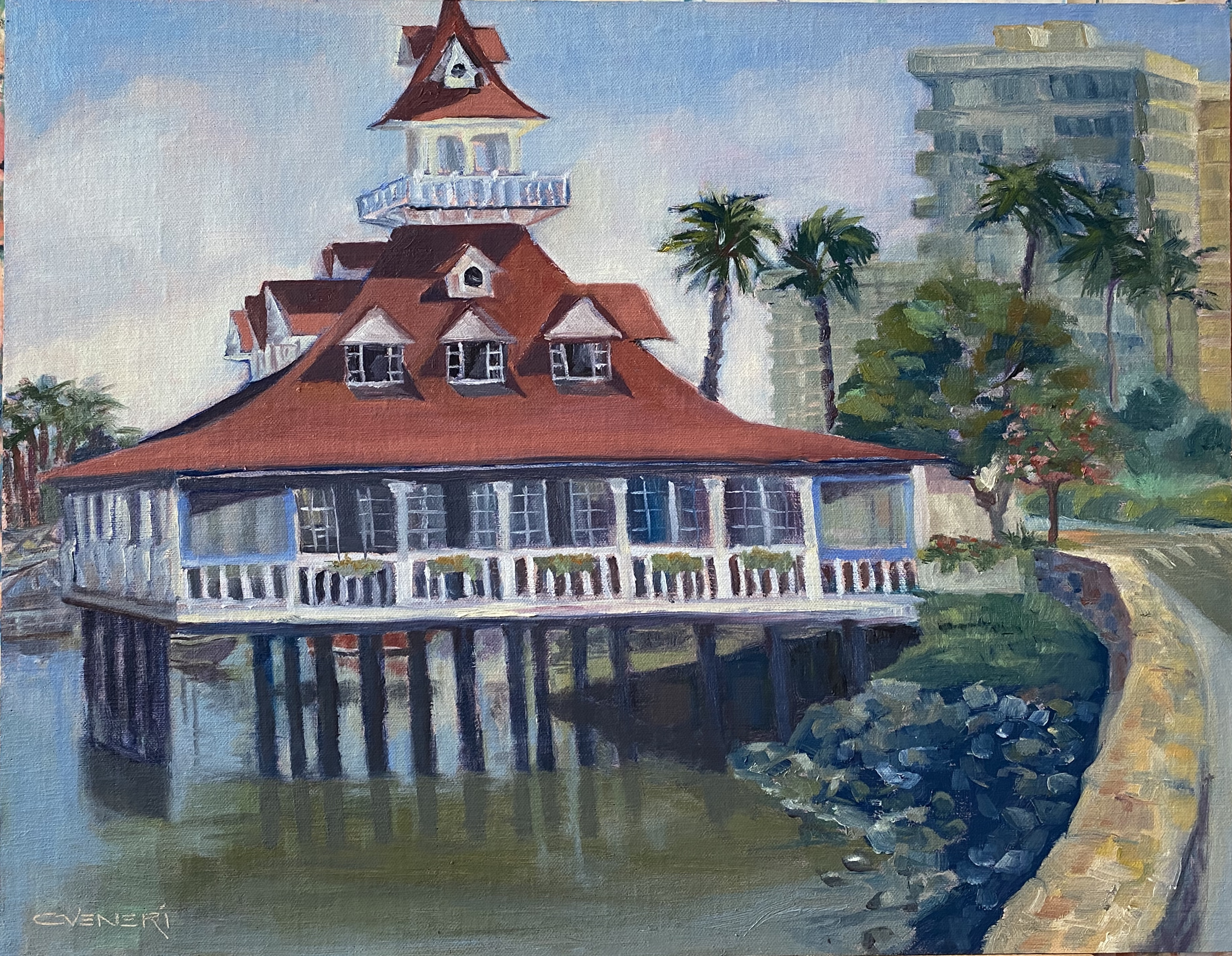 "Coronado Boathouse" by Colleen Veneri 