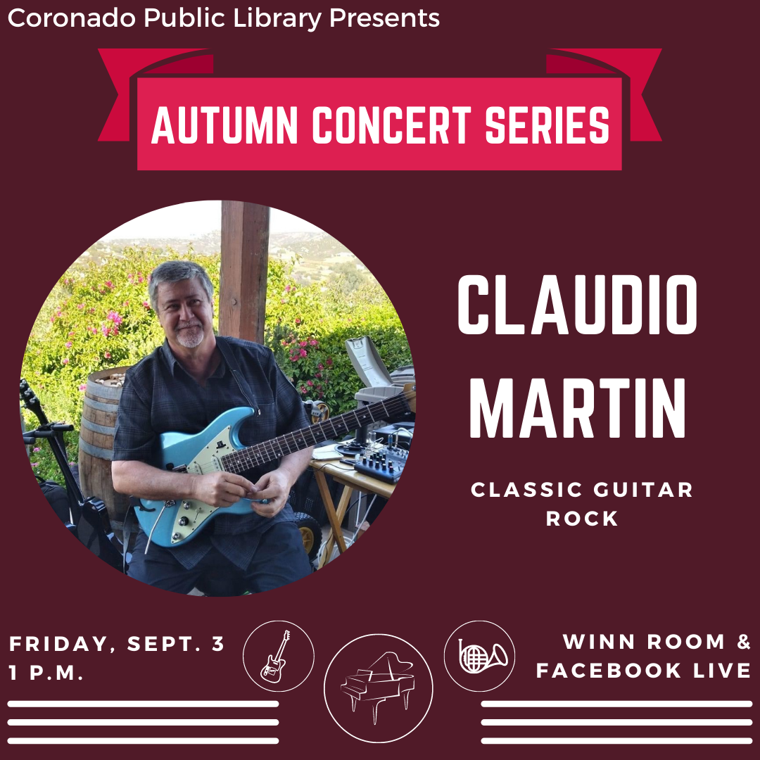 Autumn Concert Series September 3 Claudio martin