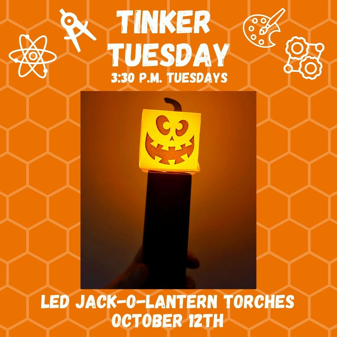 LED Jack-o-lantern Torches