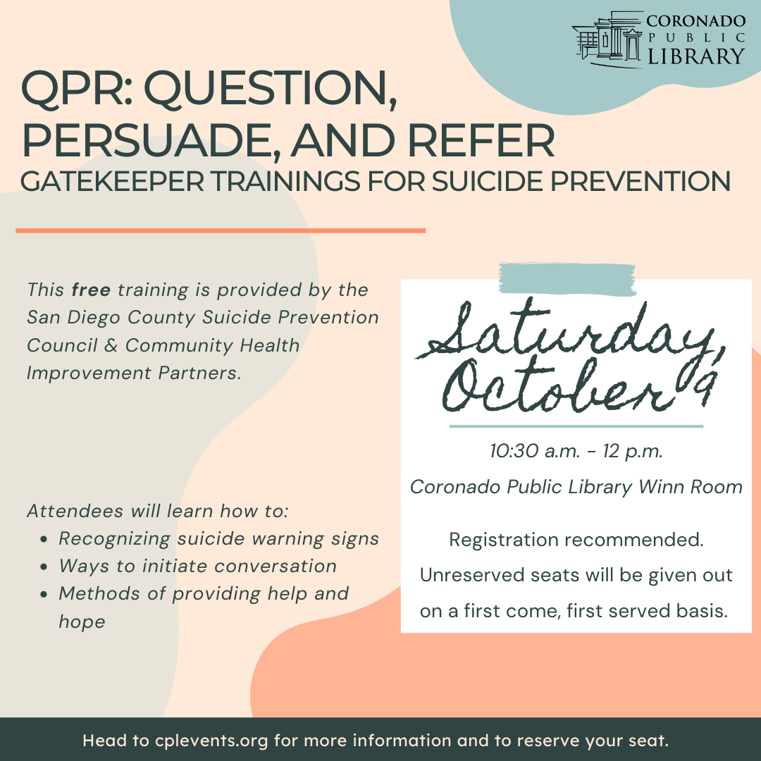 Question, Persuade, and Refer (QPR) Gatekeeper Trainings for Suicide Prevention