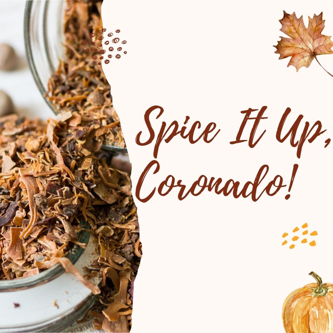 November Spice It Up, Coronado where we try the spice mace. 