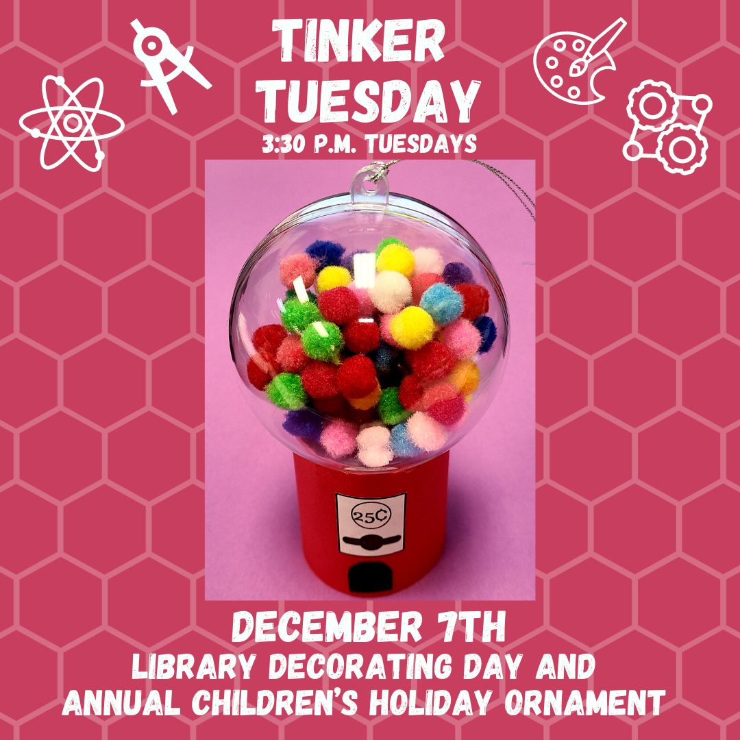 Library Decorating day and Annual Ornament