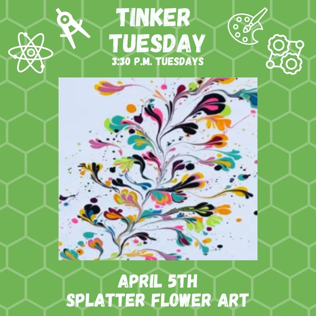 Splatter Flower Art