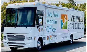 Live Well Veterans Services Truck 