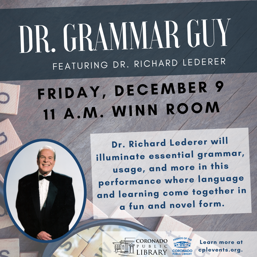 Dr Grammar Guy with Richard Lederer
