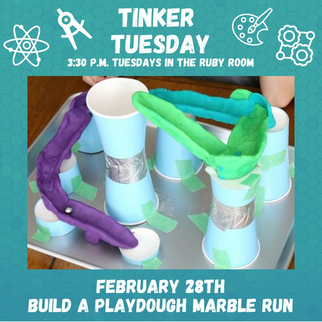 Tinker Tuesdays: Engineering Challenge - Build a Playdough Marble Run