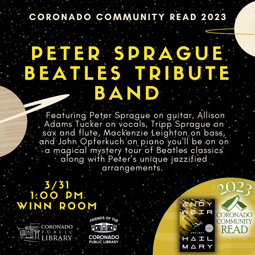 Coronado Community READ Event: Peter Sprague Beatles Tribute Band