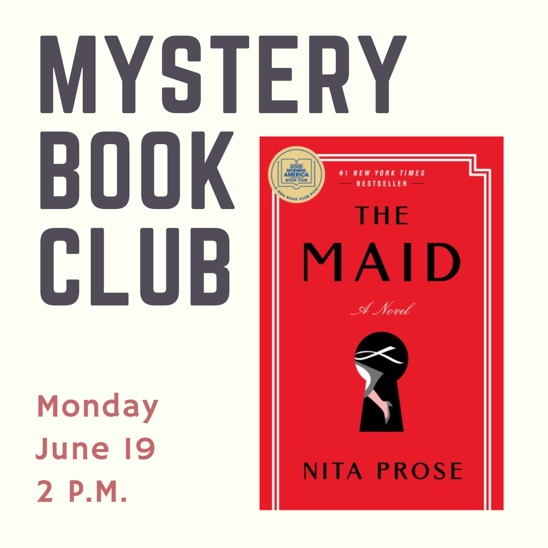 Mystery Book Club: The Maid by Nita Prose