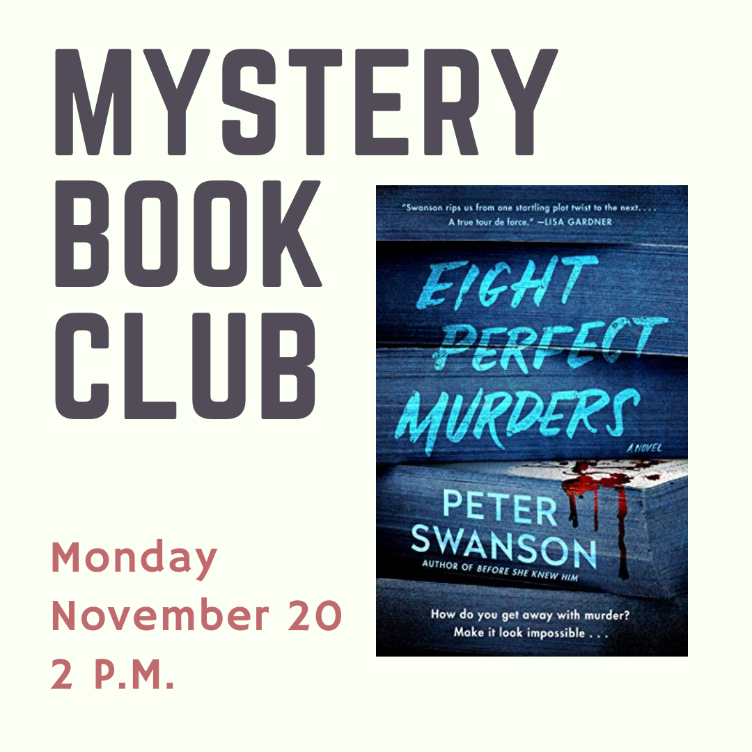 Mystery Book Club: Eight Perfect Murders