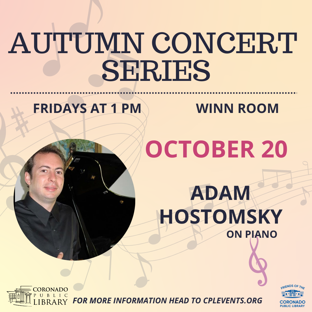 Autumn Concert Series featuring Adam Hostomsky