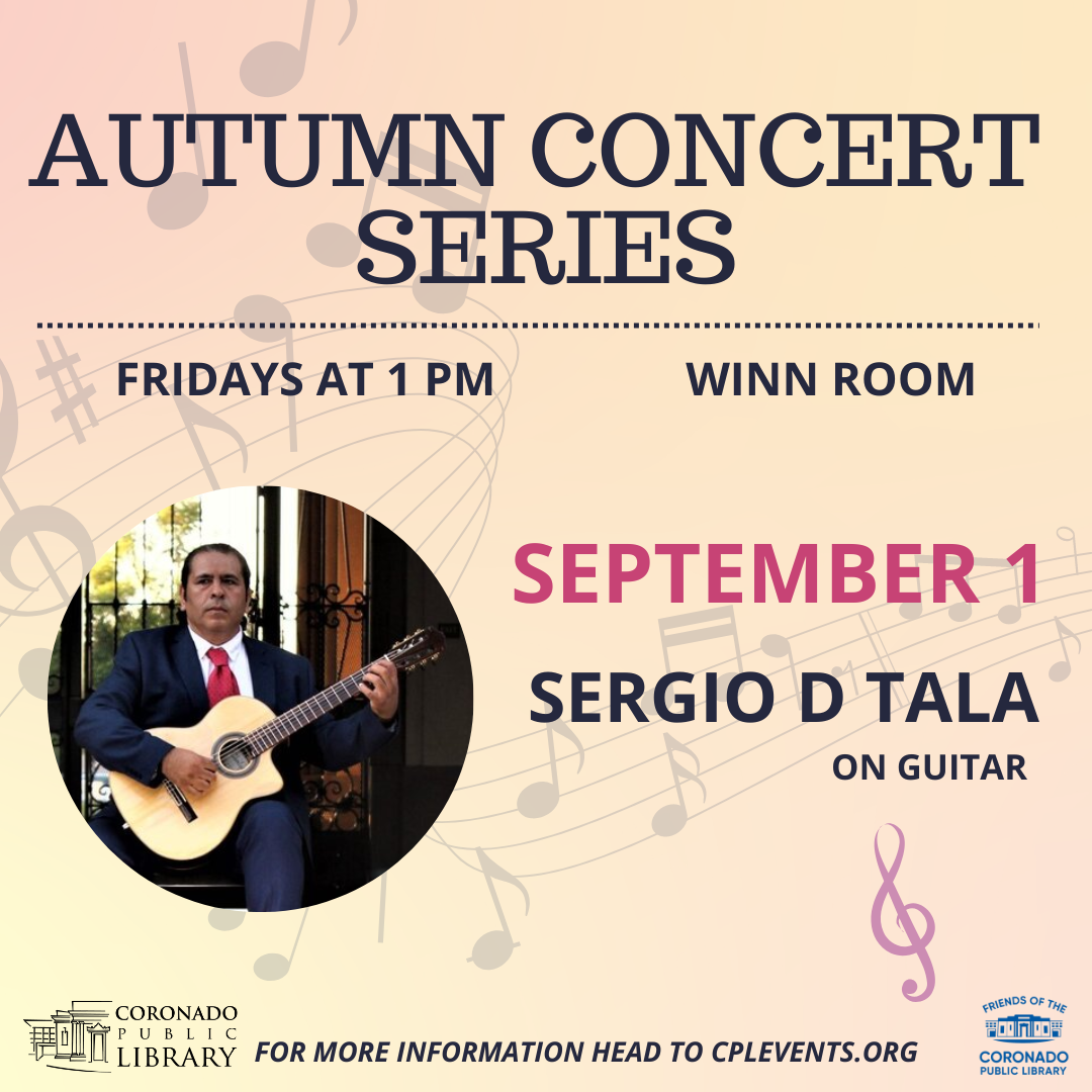 Autumn Concert Series featuring Sergio D Tala