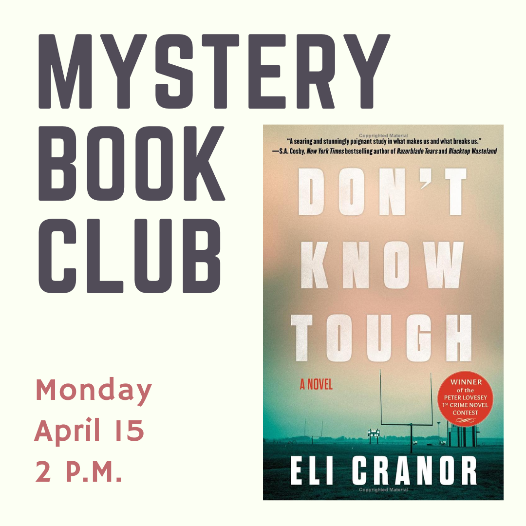 Mystery Book Club: Don't Know Tough by Eli Cranor