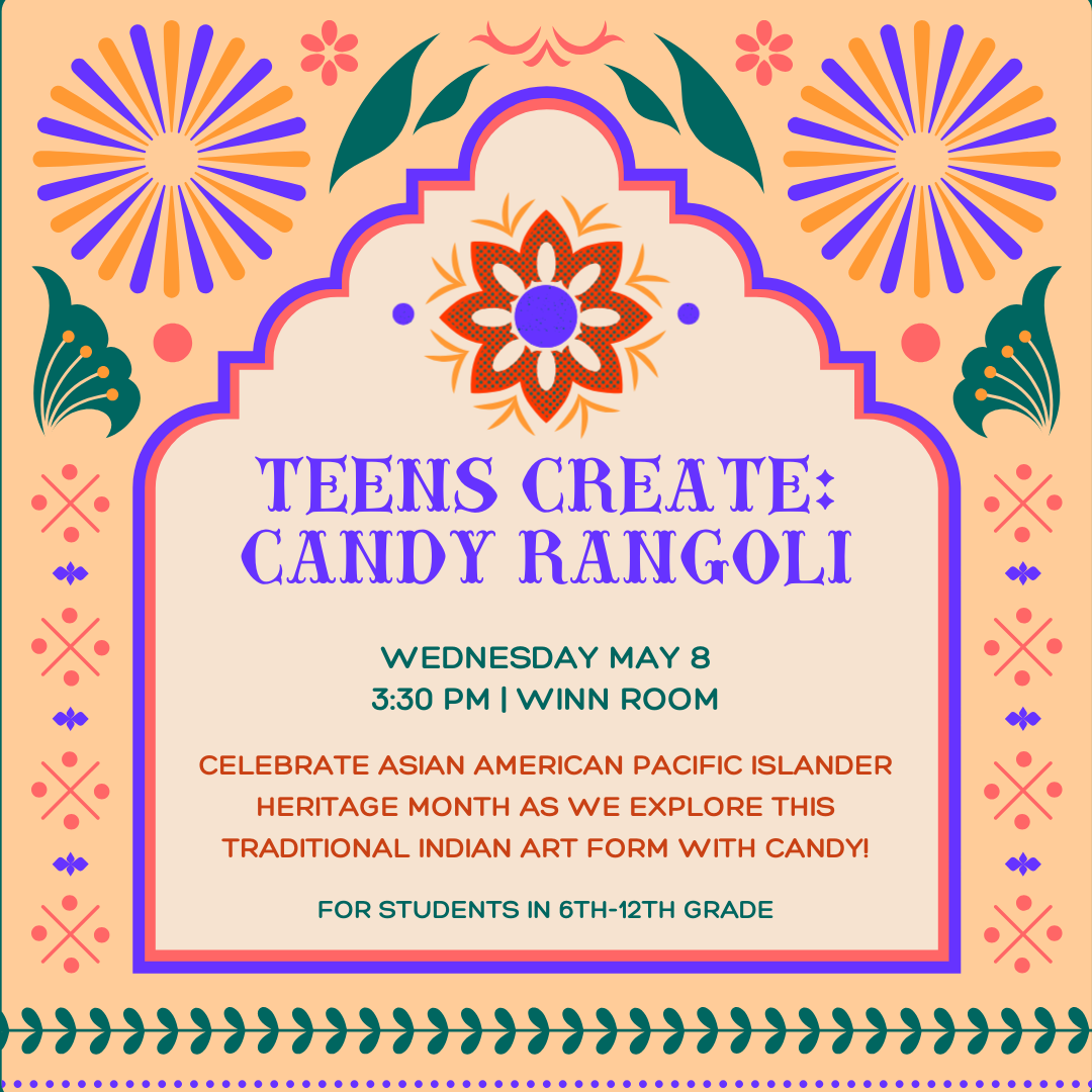 Teens Create Candy Rangoli Flyer