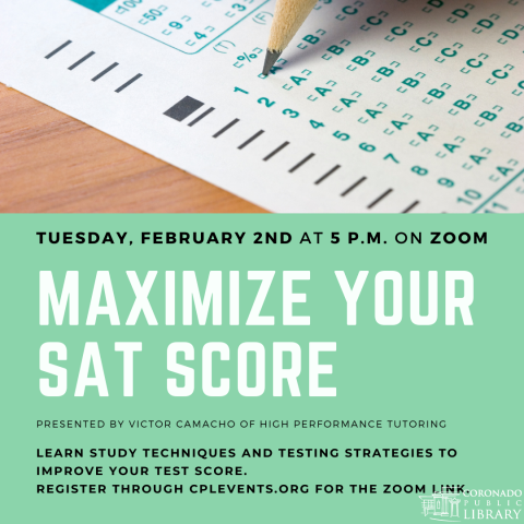 Maximize Your SAT Score flyer