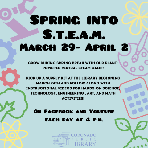 Spring into STEAM flyer