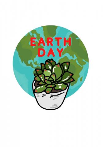 Earth Day Succulent Image