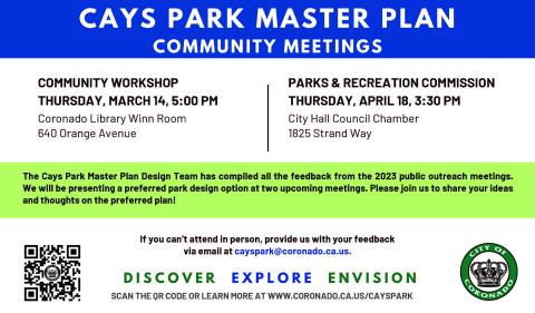 cays park master plan community meeting