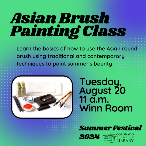 Summer Festival: Asian Brush Painting/Sumi-e ClassClass