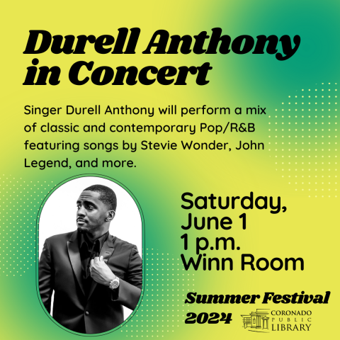 Summer Festival Concert: Durell Anthony