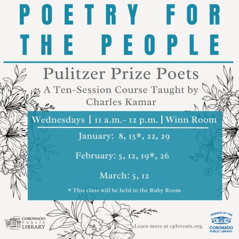 Poetry for the People 2025: Pulitzer Prize Poets