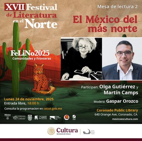 XVII Festival de Literatura en el Norte: El México del más norte