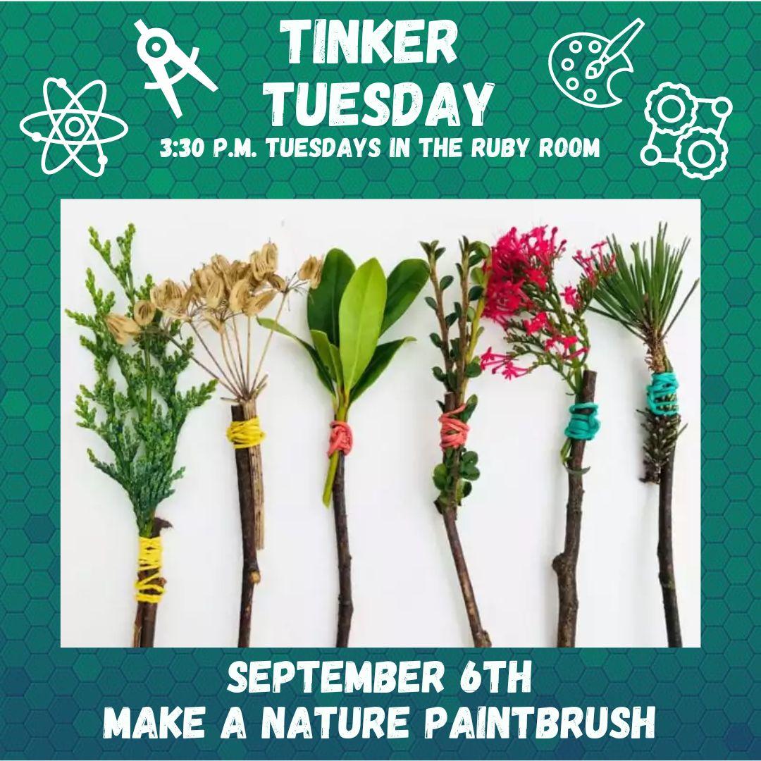 Make A Nature Paintbrush