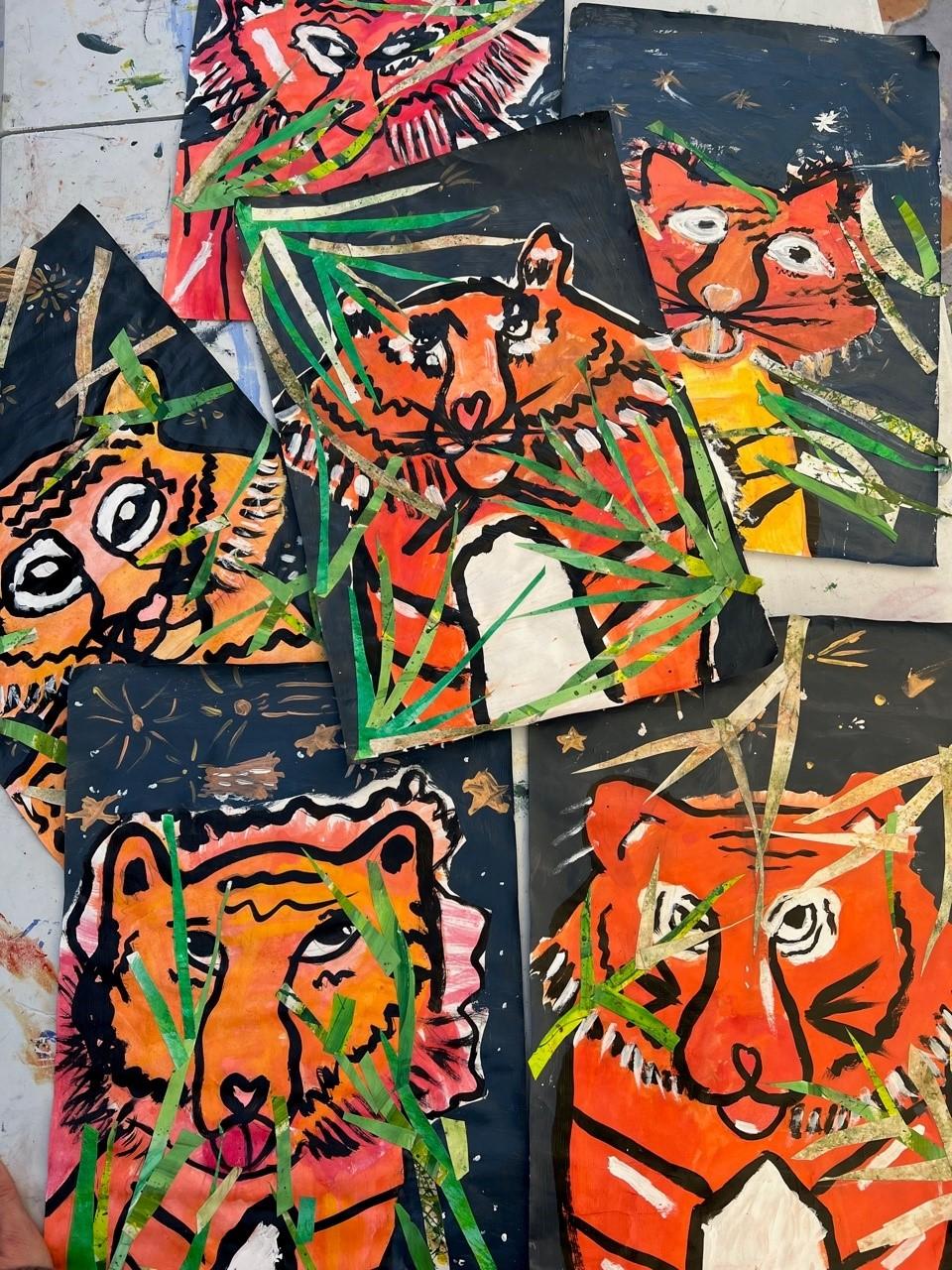 Laurie art - tigers