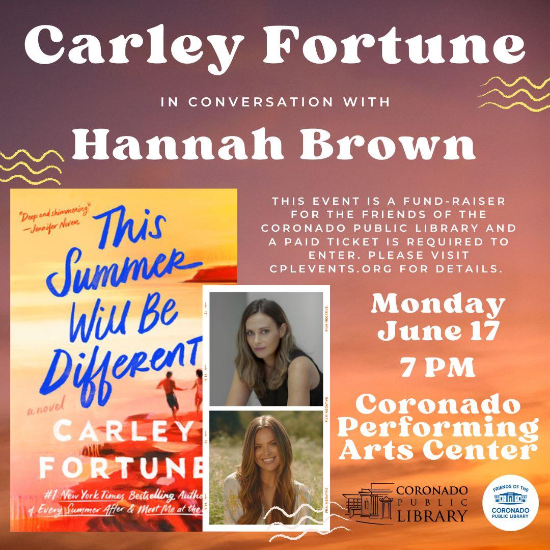 Carly Fortune Author Event