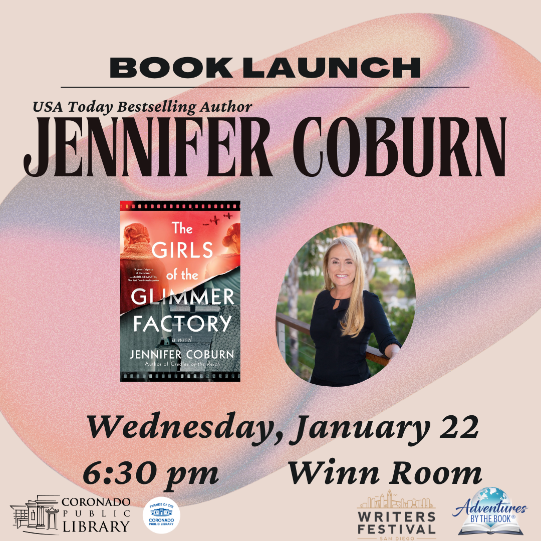 Book Launch with USA Today Bestselling Author Jennifer Coburn: Girls of the Glimmer Factory