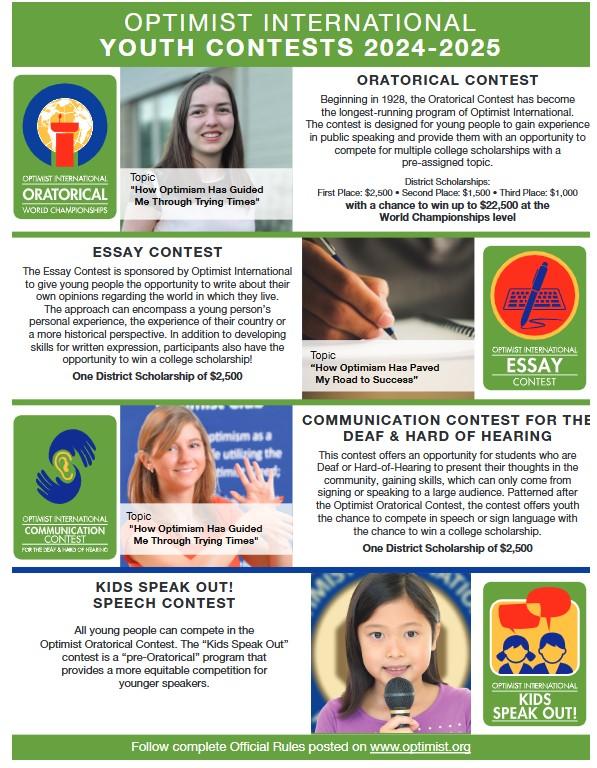 Optimist oratorical contest