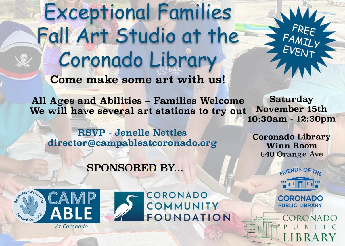 Exceptional Families Program: Fall Art Studio